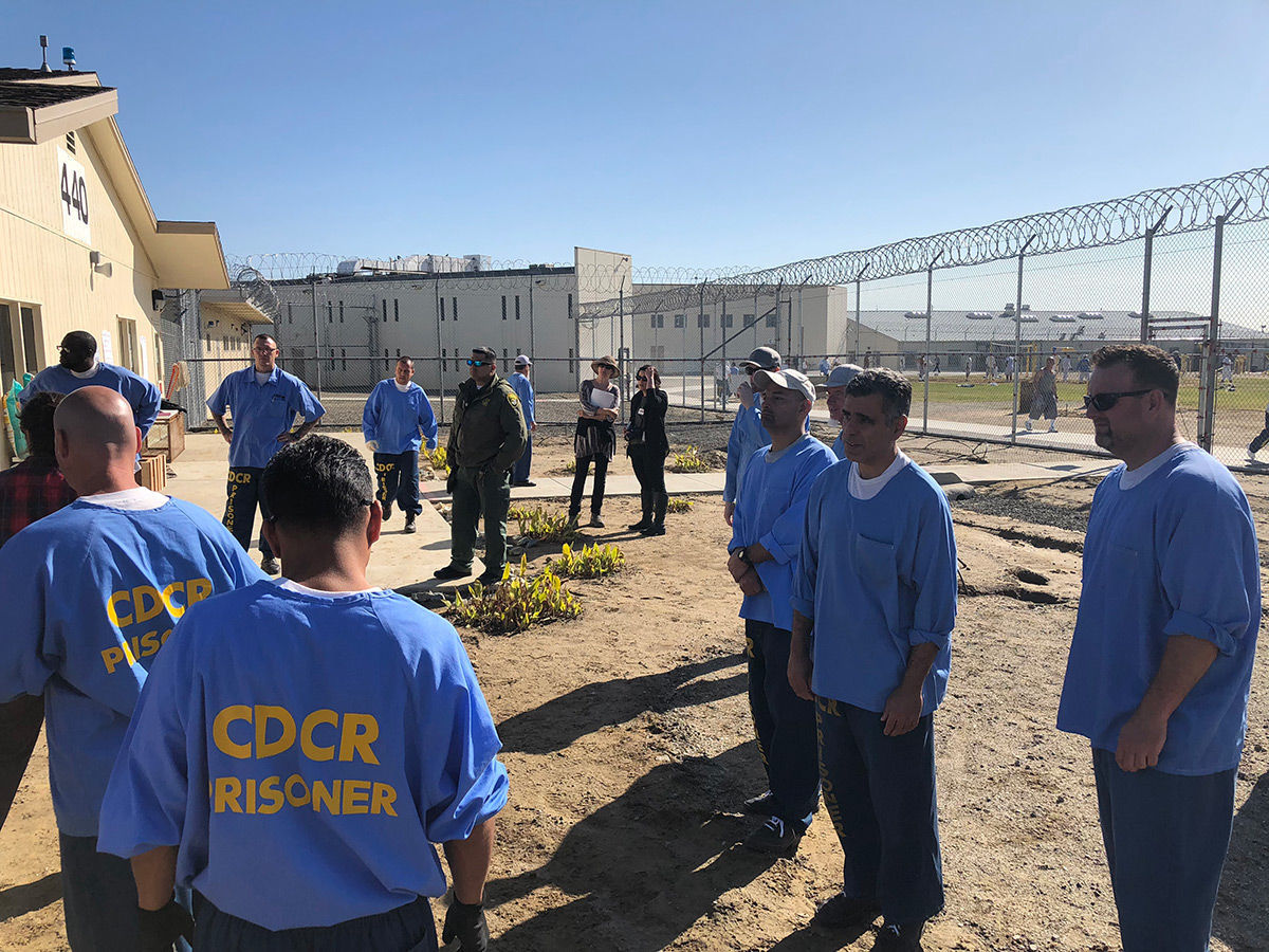 Avenal State Prison garden
